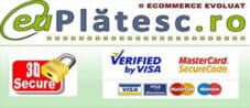 Plăți securizate prin euPlătesc.ro — 3D Secure, Verified by Visa și MasterCard SecureCode