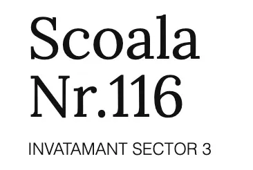 Scoala 116